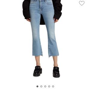 Frame Denim Blue Cropped Ankle Jeans